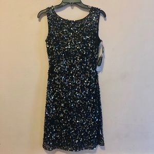 Pisarro nights sequin cocktail party dress